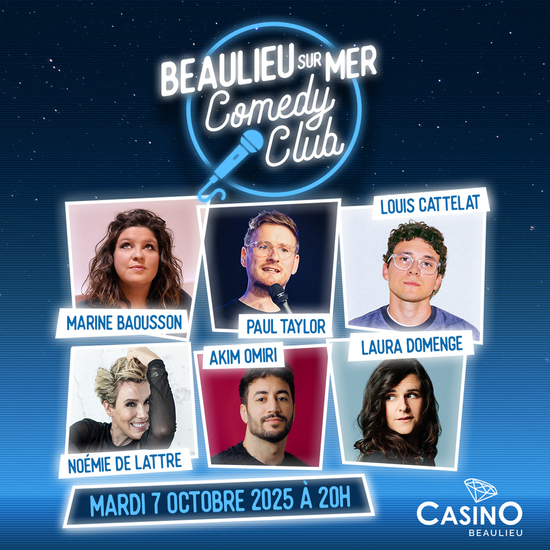 BEAULIEU SUR MER COMEDY CLUB 3ème EDITION BEAULIEU SUR MER COMEDY CLUB 3ème EDITION