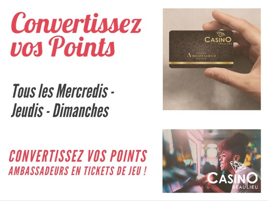 CONVERTISSEZ VOS POINTS CONVERTISSEZ VOS POINTS