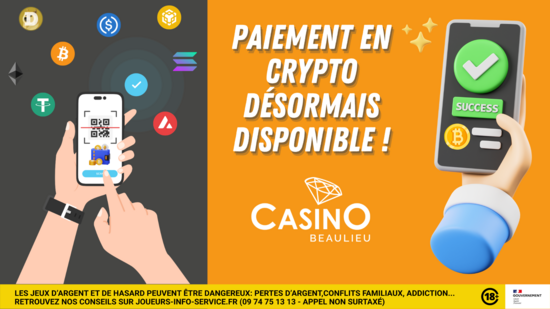 PAYEZ EN CRYPTO, JOUEZ EN EUROS PAYEZ EN CRYPTO, JOUEZ EN EUROS